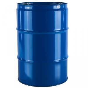 Beczka stalowa metalowa TH 216,5L niebieska korki 3/4'' i 2'' w wieku