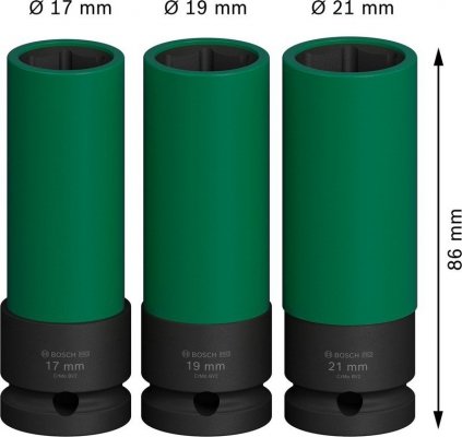 ZESTAW KLUCZY NASADOWYCH 1/2&#039;&#039; XL PRO S 3SZT.