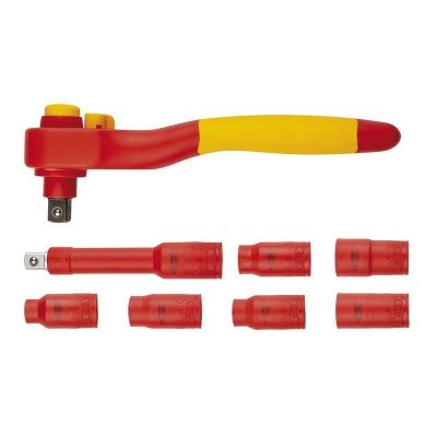 ZESTAW KLUCZY NASADOWYCH 1/2&#039;&#039;, 1000V,  8 SZTUK