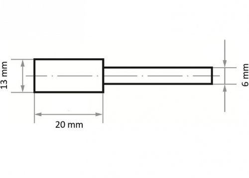 ŚCIERNICA TRZPIENIOWA EKR 46 N V4 13*20*6