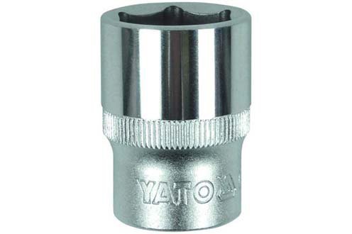 NASADKA KRÓTKA 6-KĄTNA CHROMOWANA 1/2&#039;&#039; 9MM