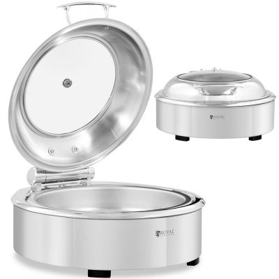 Podgrzewacz do potraw okrągły wodny z okienkiem śr. 39 cm 5.5 l