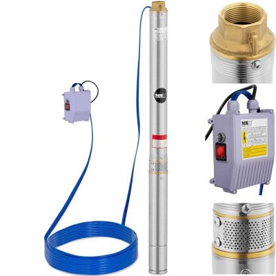 Pompa głębinowa do studni głębinowej STAL 750 W 3800 l/h do 60 m