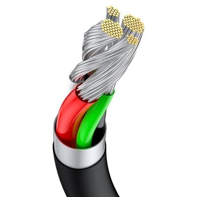 Kabel przewód Superior do Huawei USB - USB-C 11V / 6A SuperCharge 2m - czarny