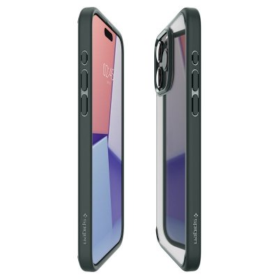 Etui Ultra Hybrid na iPhone 15 Pro Max ciemnozielone