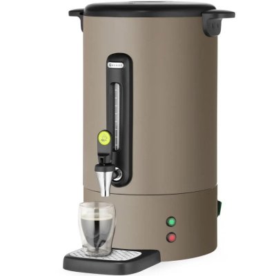 Zaparzacz do kawy z kranem ociekaczem 14 l 1750 W - taupe