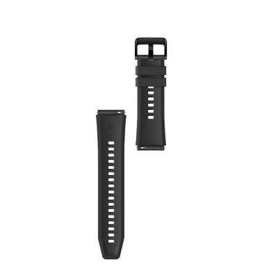 Pasek silikonowy do zegarka Huawei Watch GT 2/3/4/2 Pro/3 Pro/4 Pro/GT 2e 46mm - czarny