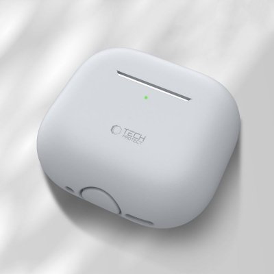 Etui ochronne silikonowe na słuchawki Apple AirPods 4 - szare