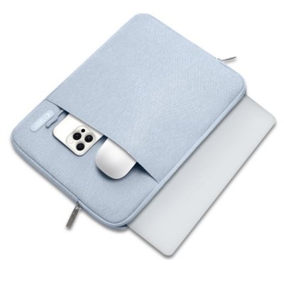 Torba etui pokrowiec ochronny na laptopa 13-14''- niebieski