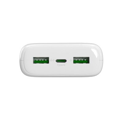 Powerbank 20000mAh USB-A USB-C PD AFC 22.5W - biały