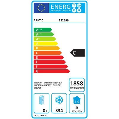Stół mroźniczy Profi Line z blatem roboczym szer. 180cm -22/-18deg;C - Hendi 232699