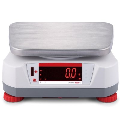 Waga VALOR 4000 z legalizacją kuchenna gastronomiczna wodoodporna IP68 LED 15Kg / 5g - OHAUS V41PWE15T-M