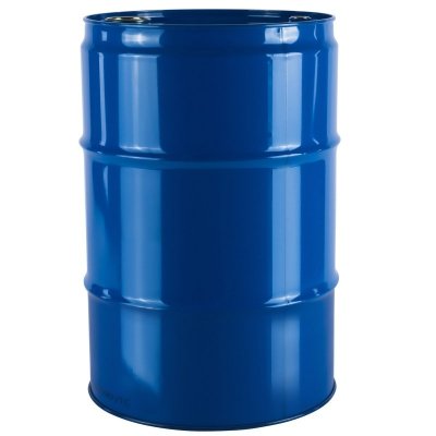 Beczka stalowa metalowa TH 216,5L niebieska korki 3/4'' i 2'' w wieku