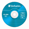 PŁYTA CD-RW 700MB 12X VERBATIM DATALIFE PLUS 43167 SLIM 5 SZT.