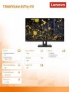 LENOVO MONITOR 27.0 THINKVISION E27Q-20 WLED LCD 62D0GAT1EU