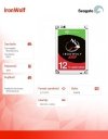 SEAGATE DYSK IRON WOLF 12TB 3,5'' ST12000VN0008