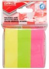 ZAKŁADKI INDEKSUJĄCE PAPIEROWE 26X76MM OFFICE PRODUCTS MIX KOLORÓW 3X100 SZT