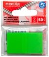 ZAKŁADKI INDEKSUJĄCE FOLIOWE 25X43MM OFFICE PRODUCTS ZIELONE 50 SZT