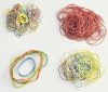 GUMKI RECEPTURKI 50MM Q-CONNECT KRZYŻOWE MIX KOLORÓW 100G