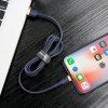 KABEL USB LIGHTNING BASEUS CAFULE 1.5A 2M (ZŁOTO-GRANATOWY)