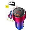 Ładowarka samochodowa Baseus Magic USB + USB-C QC 4.0  PD 45W (czerwono-niebieska)