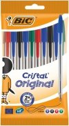 DŁUGOPIS JEDNORAZOWY BIC CRISTAL ORIGINAL 830865 MIX 1.0MM 10SZT
