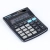 KALKULATOR BIUROWY 130X104X19MM DONAU TECH CZARNY SOLARNE+BATERIA