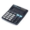 KALKULATOR BIUROWY 130X104X19MM DONAU TECH CZARNY SOLARNE+BATERIA