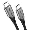 Kabel USB Vention TAAHG USB-C do USB-C 60W 1,5m  (szary)