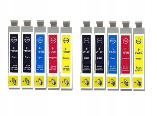 10 x TUSZE DO EPSON STYLUS SX215 SX218 D78 DX7450