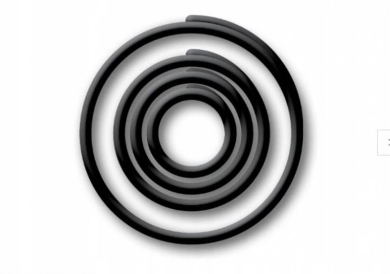 KÓŁKA EASYRING DO OPRAWY DOKUMENTÓW 10mm - CZARNE