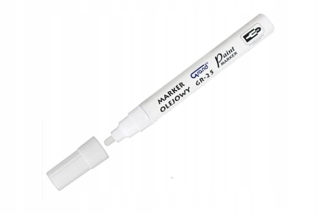 MARKER OLEJOWY - BIAŁY - GRAND WODOODPORNY
