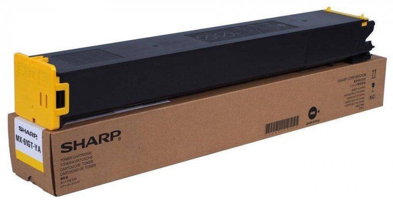 TONER ORYGINALNY SHARP MX61GTYA YELLOW 24000 STRON