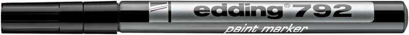 MARKER OLEJOWY EDDING 792 CZARNY 0.8MM