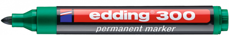 MARKER PERMANENTNY EDDING 300 ZIELONY 1.5-3MM