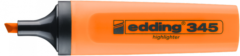 ZAKREŚLACZ EDDING 345 POMARAŃCZOWY 2-5MM