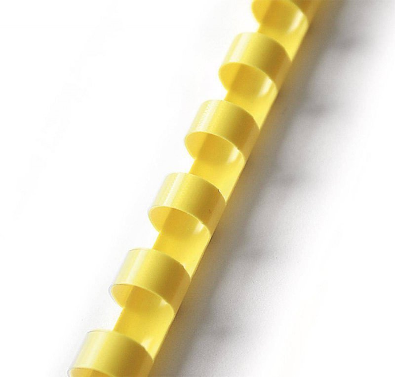 GRZBIET PLASTIKOWY 14MM ARGO 405146 ŻÓŁTY 100 SZT