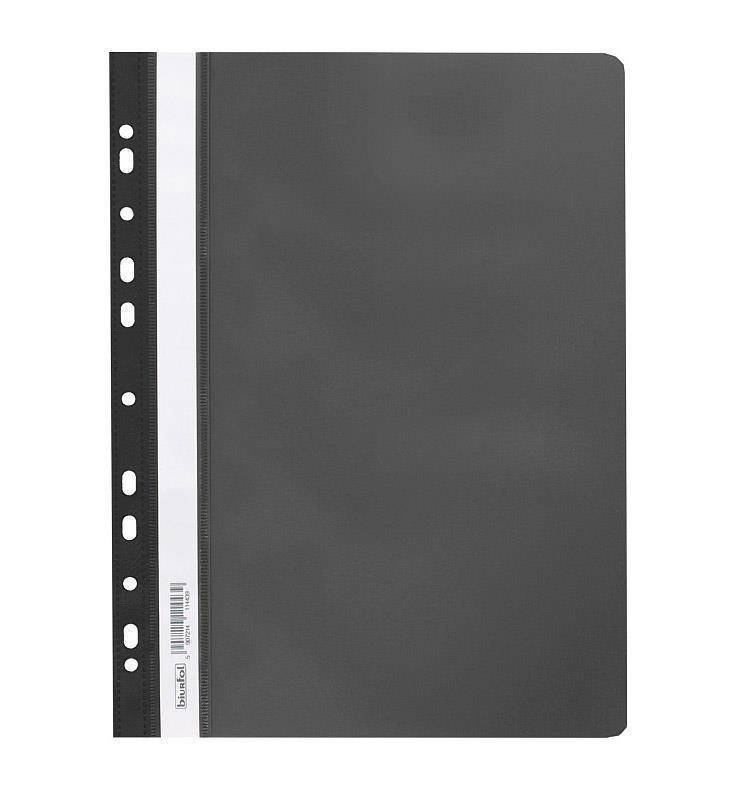 SKOROSZYT PLASTIKOWY Z PERFORACJĄ A4 BIUR-FOL SPP-02-05 CZARNY PP 20SZT