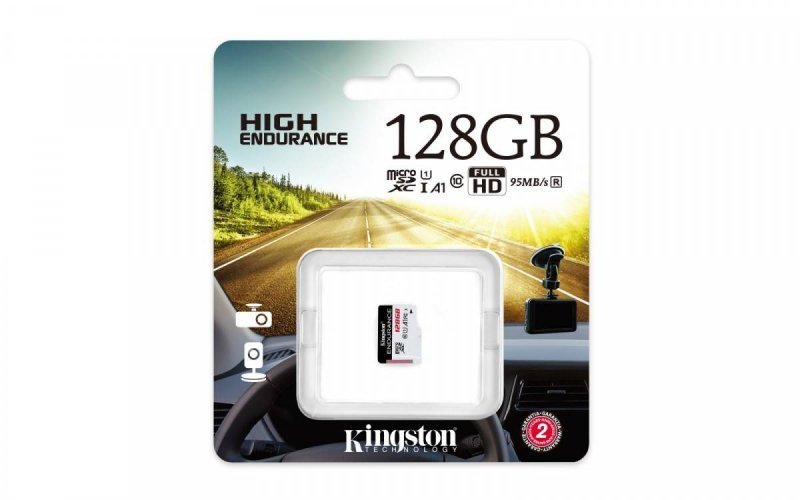 KINGSTON KARTA MICROSD 128GB ENDURANCE 95/45MB/S C10 A1 UHS-I