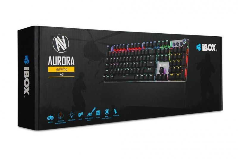 IBOX KLAWIATURA AURORA K-3 GAMING