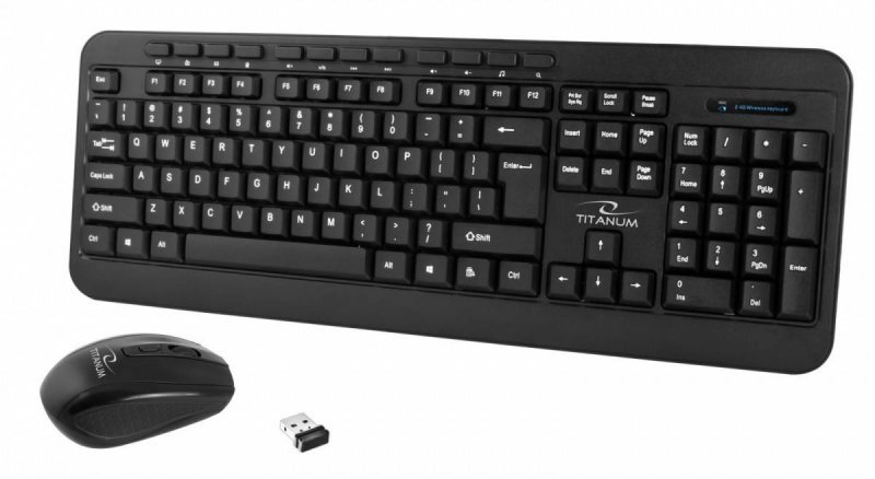 ESPERANZA ZESTAW BEZPRZEWODOWY KLAWIATURA+MYSZ AKRON USB 2,4 GHZ