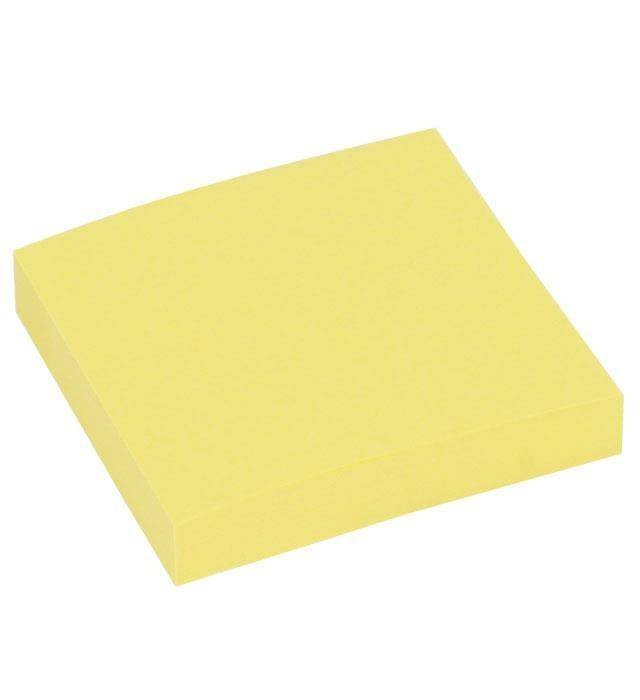 KARTECZKI SAMOPRZYLEPNE 75X75MM EAGLE 13030/D654 150-1134 ŻÓŁTE 100KART