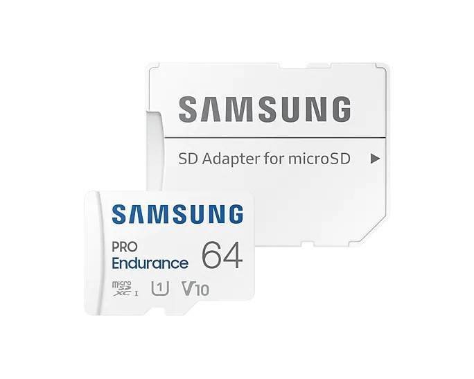 SAMSUNG KARTA PAMIĘCI MICROSD MB-MJ64KA/EU PRO ENDURANCE 64GB + ADAPTER