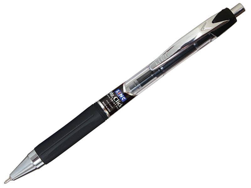 DŁUGOPIS KULKOWY AUTOMATYCZNY LINC MR. CLICK 100BLK CZARNY 0.7