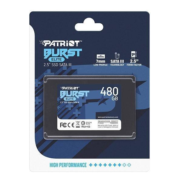PATRIOT SSD 480GB BURST ELITE 450/320MB/S SATA III 2.5