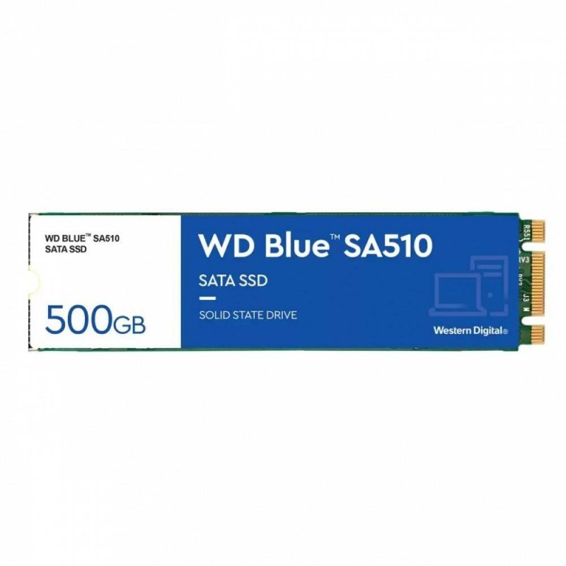 WESTERN DIGITAL DYSK SSD BLUE SSD 500GB SA510 M.2 2280 WDS500G3B0B
