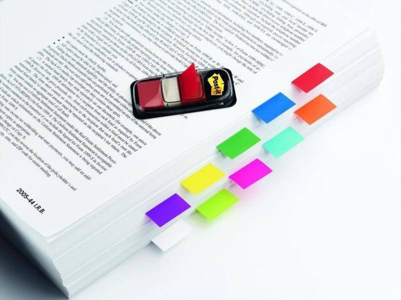 ZAKŁADKI INDEKSUJĄCE FOLIOWE 25,4X43,2MM 3M POST-IT® 680-O2EU POMARAŃCZOWE 2X50SZT