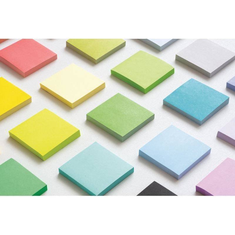 KARTECZKI SAMOPRZYLEPNE COSMIC, 76X76MM 3M POST-IT® SUPER STICKY 6X90 KART