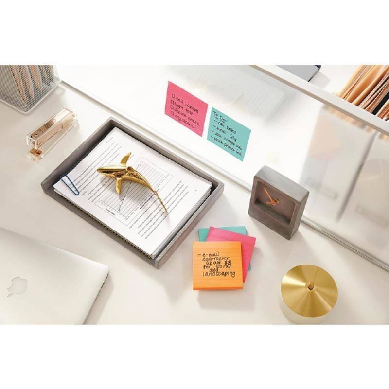 KARTECZKI SAMOPRZYLEPNE COSMIC, 76X76MM 3M POST-IT® SUPER STICKY Z-NOTES 6X90 KART