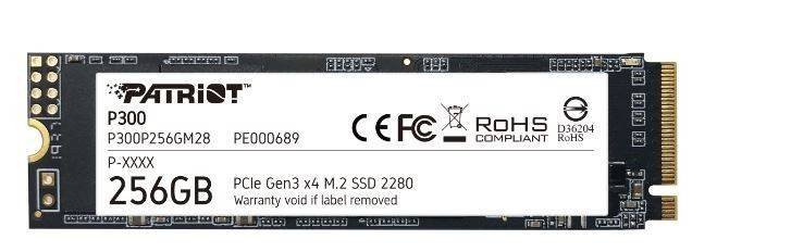PATRIOT DYSK SSD P300 256GB M.2 PCIE GEN 3 X4 1700/1100